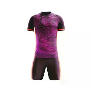 Ensemble de maillots de football respirants de haute qualité, conception d'uniformes personnalisés OEM - Product Image 6