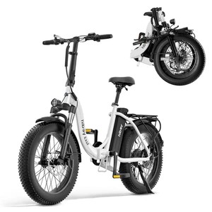 EX6F Low-<b>Step</b> <b>Foldable</b> Electric Bike - 48V 14.5Ah - 500W Motor - Up to 25 MPH - Product Image 1
