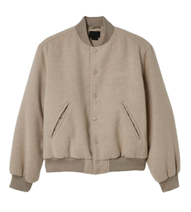 เสื้อแจ็คเก็ตวาร์ซิตี้ผู้ชายผ้าวูล ปักโลโก้ตามสั่ง เสื้อแจ็คเก็ตวาร์ซิตี้พรีเมียมสำหรับขายส่ง วิทยาลัย เบสบอล - Product Image 1