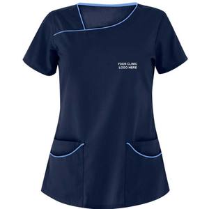 Uniformes de soins infirmiers médicaux de haute qualité OEM vente en gros médecin infirmière hôpital médical logo personnalisé gommages par sublimation complète - Product Image 4