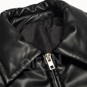 Faux Leather Jacket Women Motorcycle <b>Plus</b> <b>Size</b> Ladies Hooded Leather Jacket Casual Streetwear - Product Image 4