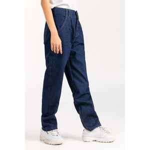 Jeans Casuales Holgados de Pierna Recta para Mujer, Estampado Floral de Invierno, Talla Grande XL, Cintura Media, Transpirables y con Diseño Desgarrado - Product Image 2