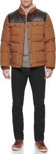Chaqueta Gruesa de Invierno de Alta Calidad para Hombre, de Cuero Genuino y Lona, con Cuello Alto y Talla Grande - Product Image 2