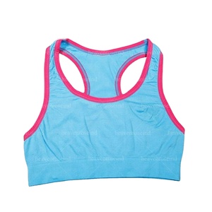 Racerback Sports Bra Women Yoga Bralette Wireless Crop <b>Top</b> Ribbed Band Breathable Gym Fitness Activewear - Product Image 1