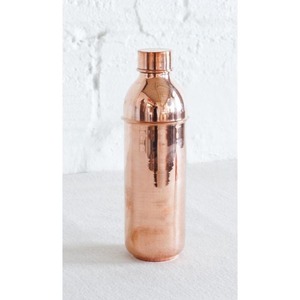 Designer handmade floral printed copper water <b>bottle</b> created <b>with</b> precision artistrsustainable wellness hydration lifestyle - Product Image 4