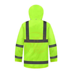 Chaqueta de Seguridad de Alta Visibilidad en Oferta, Chaqueta de Seguridad Reflectante de Alta Visibilidad para Construcción y Seguridad - Product Image 3