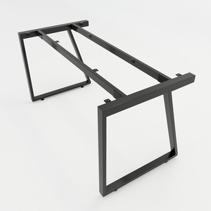 Trapez II Concept 140x70cm Steel Table Legs Cast Iron Industrial Design for Hospital or Dining Table Assembly Required HCTH005 - Product Image 1