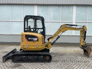 CAT 302.7D Mini <b>Excavator</b> Compact Crawler Digger Enclosed Cab Small Excavation <b>Machine</b> for Construction for sale - Product Image 2