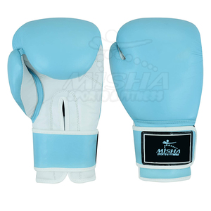 Gants de boxe en cuir PU de haute qualité Conception personnalisable pour votre propre entraînement de combat en stock Équipement d'arts martiaux - Product Image 1