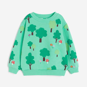 100% coton naturel enfant en bas âge garçons ensemble de vêtements enfants deux pièces survêtement enfants robe de nuit vêtements d'hiver survêtement - Product Image 4