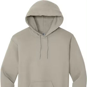 Sudaderas con Capucha Blancas de Color Desgastado para Hombre, Talla Grande, Diseño Nuevo, al por Mayor, Transpirables, de Poliéster - Product Image 1