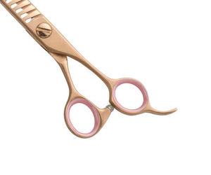 Premium Stainless Steel Straight Chunker <b>Shears</b> with Special Teeth Professional Dog Grooming <b>Scissors</b> - Product Image 6