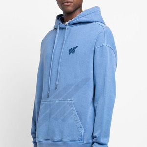 Nouveaux sweats à capuche pour hommes en coton 100% molletonné, effet délavé, respirants, écologiques, décontractés pour l'hiver - Product Image 4