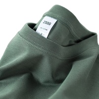 T-shirt Homme/Femme Oversize en Coton 100% Qualité Supérieure 250 GSM Personnalisé avec Impression de Votre Logo de Marque
