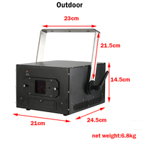 Luz Láser de Escenario a Todo Color de Alta Potencia IP66, 5W 8W 10W 12W RGB, Animación ILDA FB4, para Clubes, Discotecas, Conciertos, Eventos, Sistema de Iluminación