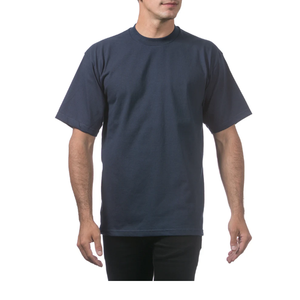 T-shirt pour homme à manches courtes, taille plus, logo personnalisé, prix de gros, t-shirt uni, motif simple pour homme - Product Image 5