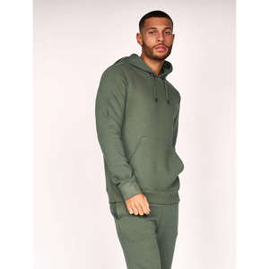 Ensemble de jogging de sport pour hommes personnalisé ensemble de sweat à capuche 2 pièces en coton épais imprimé survêtement prix de gros - Product Image 4