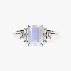 Bague en argent sterling 925 de style bohème, faite à la main, avec pierre précieuse améthyste, bijoux pour homme, cadeau tendance pour mariage et fête, pour maman - Product Image 1