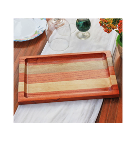 Assiette à dessert en bois fruits secs plateau de fruits conception supérieure fournitures d'hôtel plateaux de service produits de conception personnalisée - Product Image 3