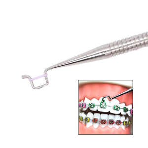 Surtechs Dental ortodoncia ligadura Tie Placer Oral Twirl-on módulo ligadura Placer herramienta de colocación - Product Image 1