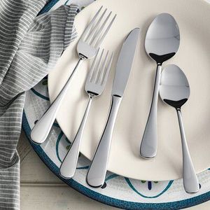 Contemporary Table Decor Stainless Steel Cutlery Set Eco-Friendly Dishwasher Safe Crafted for Elegant Dining Strong Polished - Product Image 1