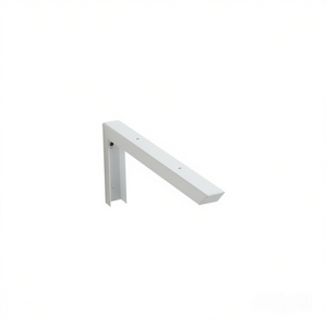 Vieste 20 X 49 cm <b>White</b> Metal Bathroom Wall Shelf <b>Bracket</b> - Product Image 3