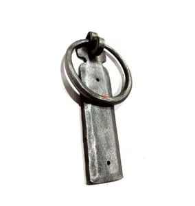 Hand-forged <b>iron</b> door knocker with antique finished ideal for rustic decor, villas, and restoration projects - Product Image 6