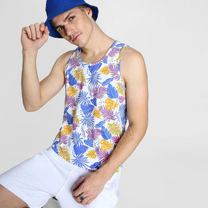 Camiseta Deportiva Personalizada para Hombre, Transpirable, de Secado Rápido, Ecológica, de Poliéster/Algodón, Diseño sin Mangas, para Fitness, Entrenamiento, Casual, Tallas Grandes - Product Image 3