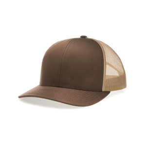 Gorras trucker de perfil medio con diseño personalizado, gorras para exteriores con visera curva para adultos, parte trasera de malla, personalizables. - Product Image 3