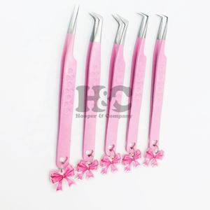 Pinzas de abalorios de venta superior, pinzas de extensión de pestañas personalizadas, pinzas sostenibles de la mejor calidad, logotipo personalizado, abalorio de pestañas de visón - Product Image 5