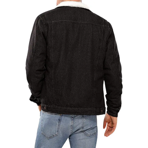 Chaqueta vaquera de gran tamaño para hombre, transpirable, temporada de invierno, venta al por mayor, precios baratos, Chaquetas vaqueras de talla grande para hombre - Product Image 4