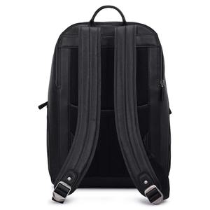 Sac à dos pour ordinateur portable en cuir véritable noir de qualité supérieure, grande capacité, sac à dos de voyage d'affaires, sac de travail de bureau, sac de luxe, USA - Product Image 6