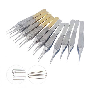 Pinzas de fórceps de tejido oftálmico 1*2 dientes/plataformas de acero inoxidable en acero inoxidable alemán de alta calidad - Product Image 4