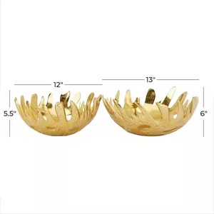 Cuenco de frutas de latón, diseño moderno, tamaño personalizado, cuenco de latón de lujo para dulces y chocolate a bajo precio - Product Image 2