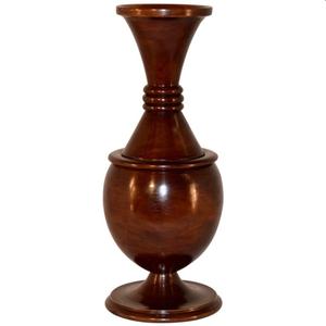 Vase à fleurs en bois de noyer de grande taille, tendance du moment, pour la décoration de table, de la maison ou de la ferme. - Product Image 1