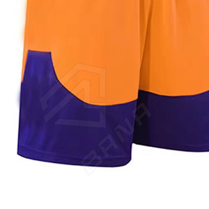 Nouveau design de short de basket-ball en sublimation de sueur short personnalisé en coton et polyester pour hommes - Product Image 4
