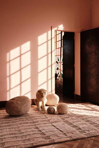 Alfombra de pelo alto de lana de Nueva Zelanda Elowen-experiencia táctil de sensación lujosa bajo los pies diseño moderno con mechones para el hogar y el baño - Product Image 4