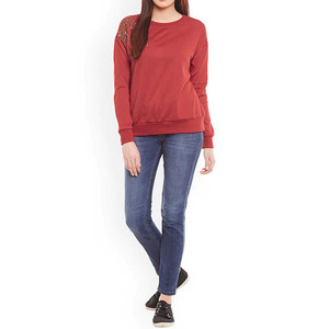 Sweat-shirt pour femmes de haute qualité marque privée personnalisée dernier style décontracté prix de gros pour l'hiver - Product Image 2