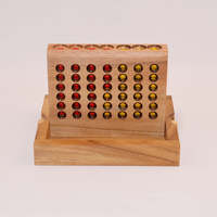Connect Four Game Jouets en bois Jeux Jouets éducatifs pour enfants et jeux de société pour adultes Jouets promotionnels