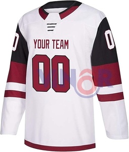 Nouveau style OEM personnalisé, maillot de hockey sur glace en maille polyester pour joueurs professionnels, maillot de hockey sur glace personnalisé pour hommes - Product Image 6