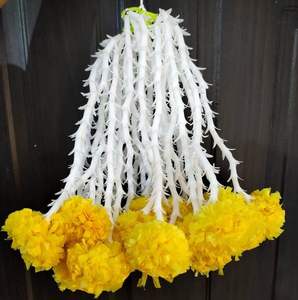 Ajniandha latkan-Borlas florales indias para decoración de escenario, adornos florales de haldi para decoración de escenario - Product Image 1