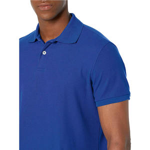 Manga larga de poliéster de alta calidad para hombres para polos, patrón sólido bordado personalizado, marca antiarrugas, camisas lisas de lona - Product Image 3