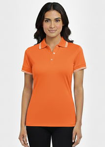 Camiseta Polo Casual para Mujer al por Mayor, Tejida, 180 GSM, Logotipo Digital Impreso Personalizado, Sólida, Transpirable, Antibolitas, de Secado Rápido - Product Image 6