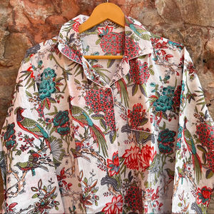 Women's Cotton Night Suit Handmade Sleepwear <b>PJ</b> <b>Set</b> Shirt and Pant Soft <b>Sexy</b> Comfortable Night Dress - Product Image 1