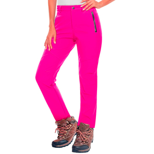 2025 femmes Softshell pantalon polaire doublé résistant à l'eau Offre Spéciale haute qualité confortable Softshell pantalon pour femmes - Product Image 3