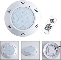 2023 Offre Spéciale Ip68 bonne qualité télécommande intelligente 12V Rgb piscine led lumière Led S.S. et coque en plastique