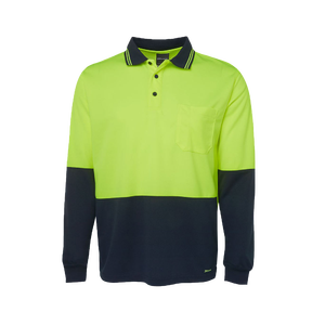 Verano de secado rápido Hi Vis trabajo Polo camisetas tiras reflectantes Seguridad Carretera fluorescente verde trabajo camisa - Product Image 6