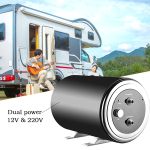 Douche de <span class=keywords><strong>camping</strong></span>, chauffe-eau de caravane, 12 volts, voiture, chauffe-eau électrique 12v avec commande à bouton, 10L - Product Image 1
