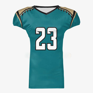 Maillot de football personnalisé avec nom et numéro d'équipe imprimés, pour hommes et femmes, très demandé, maillot de football américain personnalisé, manches courtes - Product Image 5