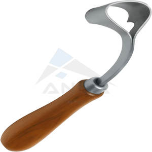 Couteau à sabot allemand Super pointu de qualité supérieure manche en bois marron outil de maréchal-ferrant professionnel pour l'entretien des sabots - Product Image 1